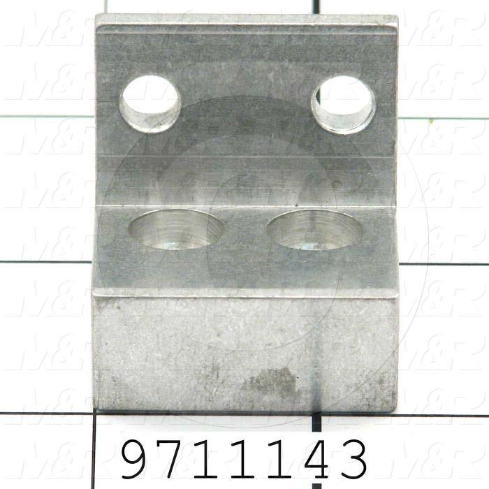 Fabricated Parts, Gripper Adj. Block For Towels, 1.38 in. Length, 1.38 in. Width, 1.25 in. Height
