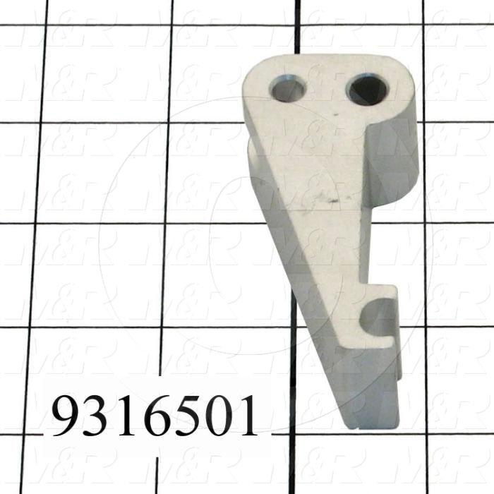 Fabricated Parts, Gripper Finger, 3.00 in. Length, 1.00 in. Width, 1.38 in. Height