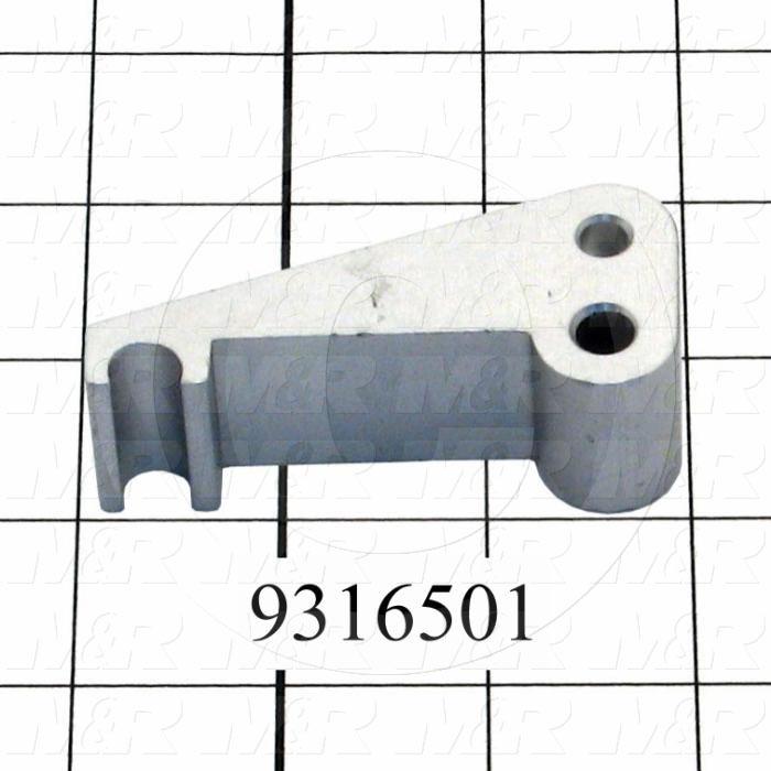 Fabricated Parts, Gripper Finger, 3.00 in. Length, 1.00 in. Width, 1.38 in. Height