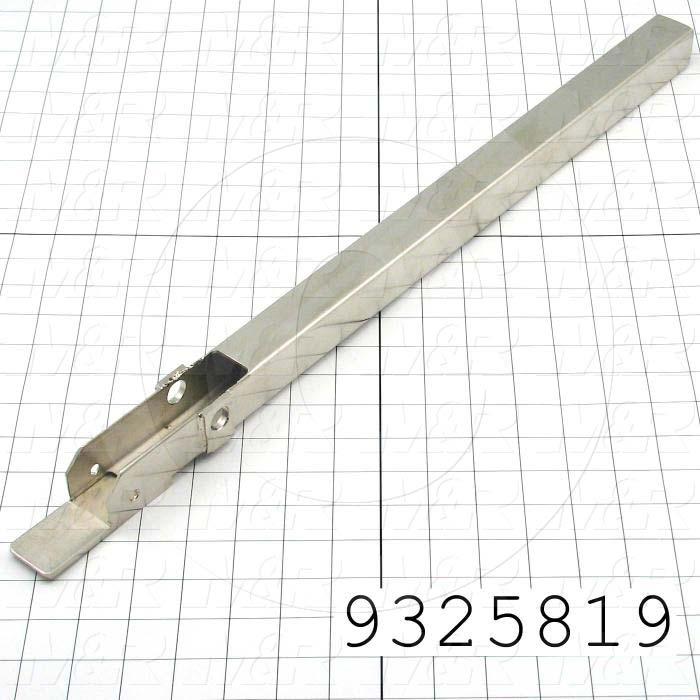 Fabricated Parts, Gripper Tube Weldment 24", 24.00 in. Length, 1.50 in. Width, 1.43 in. Height