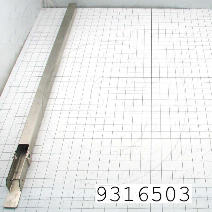 Fabricated Parts, Gripper Tube Weldment 34.75", 14.50 in. Length, 1.46 in. Width, 1.44 in. Height
