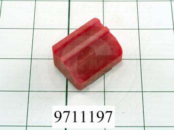 Fabricated Parts, Gripper Upper Pad, 1.56 in. Length, 1.25 in. Width, 0.81 in. Height