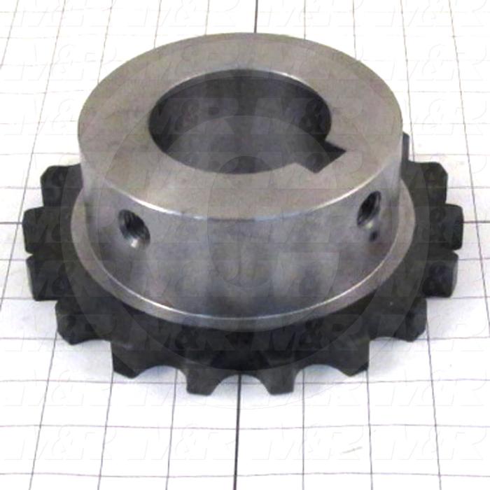 Fabricated Parts, Half Coupling 2-15/16 I.D., 2.63 in. Length, 8.16 in. Height