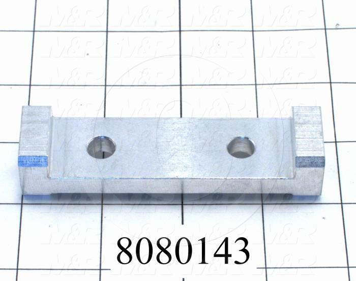 Fabricated Parts, Hanger Bracket, 3.75 in. Length, 1.00 in. Width, 0.75 in. Height