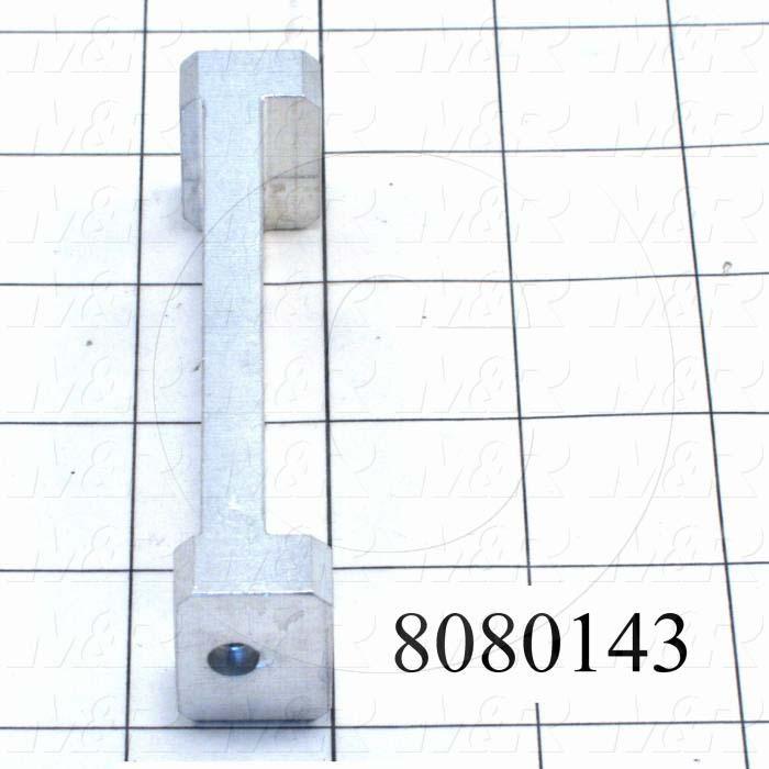 Fabricated Parts, Hanger Bracket, 3.75 in. Length, 1.00 in. Width, 0.75 in. Height