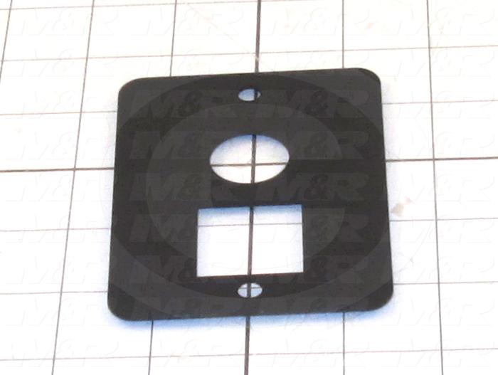 Fabricated Parts, Head Cover, 4.00 in. Length, 3.00 in. Width, 18 GA Thickness
