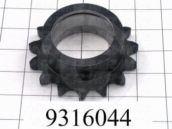 Fabricated Parts, Head Lift Crank Sprocket, 1.25 in. Length, 4.00 in. Diameter