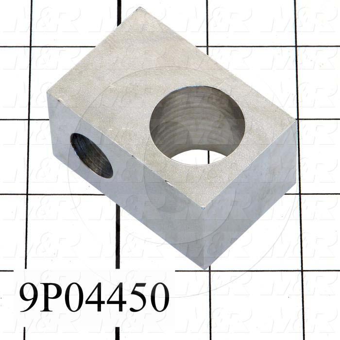 Fabricated Parts, Head Pivot Block, 2.25 in. Length, 1.50 in. Width, 1.25 in. Height