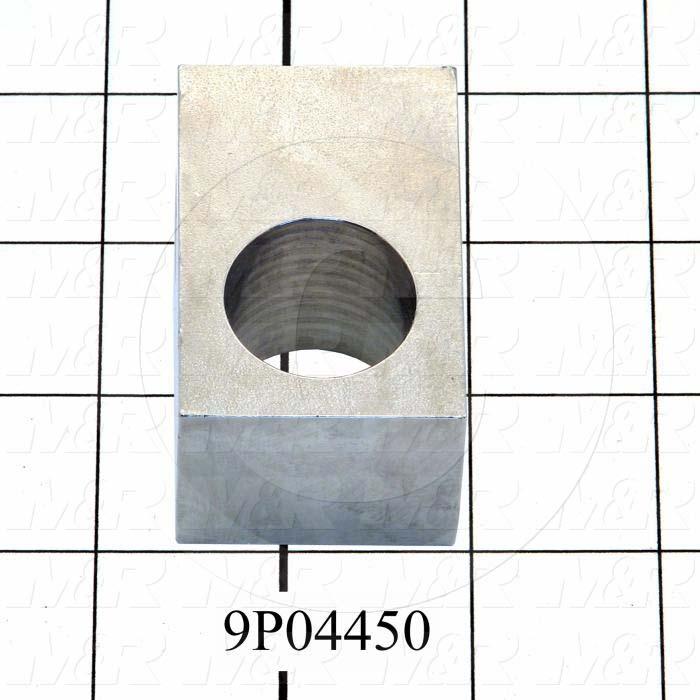 Fabricated Parts, Head Pivot Block, 2.25 in. Length, 1.50 in. Width, 1.25 in. Height