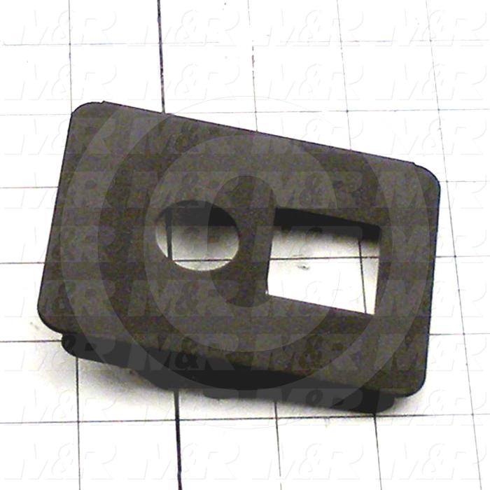Fabricated Parts, Head Tube Front Cover, 4.10 in. Length, 4.00 in. Width, 0.56 in. Height