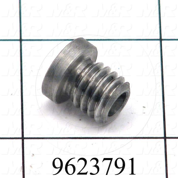 Fabricated Parts, Heat Frame Holder, 0.50 in. Length, 0.49 in. Diameter, 3/8-16 Thread Size