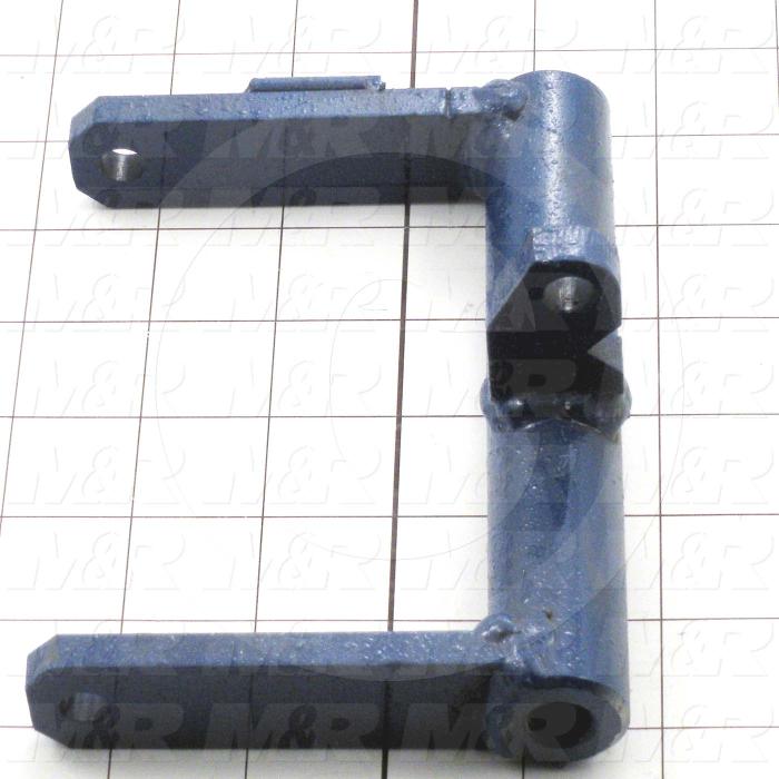 Fabricated Parts, High Lift Lever Weldment, 6.94 in. Length, 1.00 in. Width, 4.31 in. Height