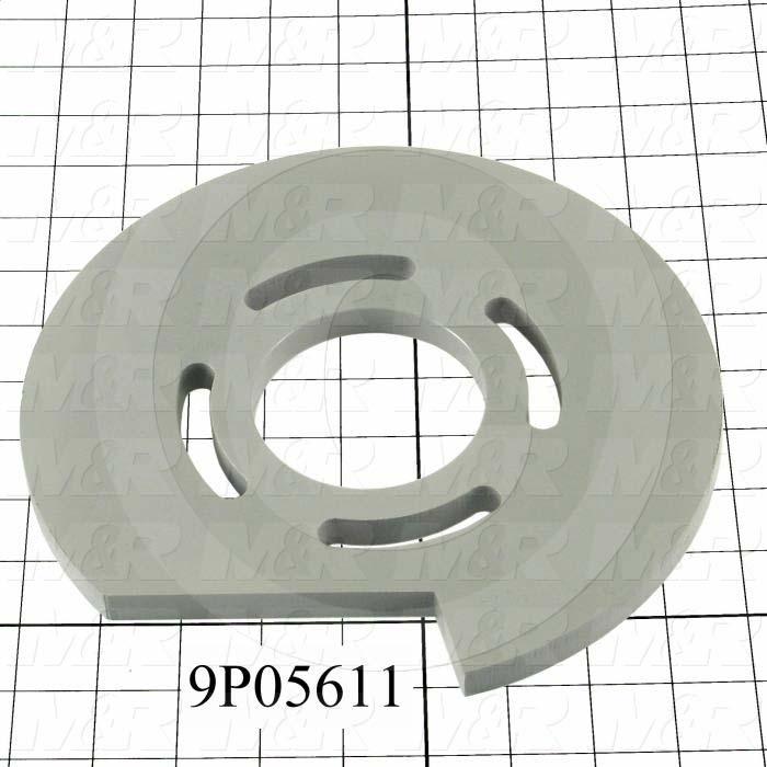 Fabricated Parts, High Lift Stop Disk, 9.00 in. Diameter, 0.50 in. Thickness