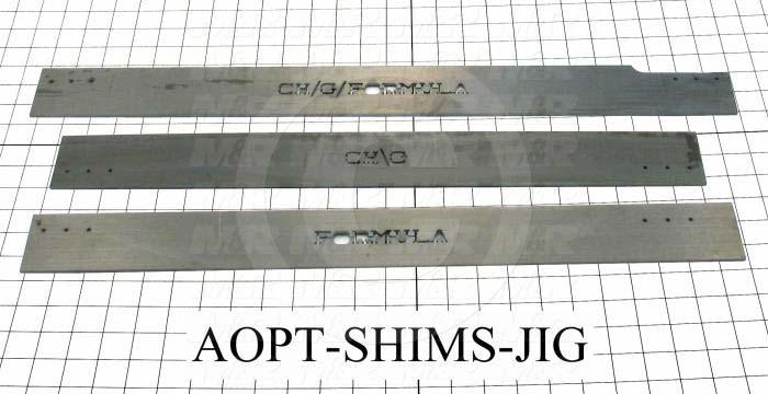 Fabricated Parts, Hole Jigs For Off-Contact Shims
