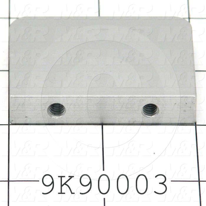 Fabricated Parts, Hook End Plate, 2.00 in. Length, 0.38 in. Width, 1.50 in. Height