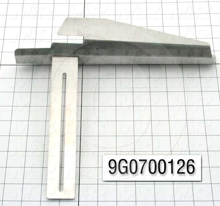 Fabricated Parts, Horn Left  Weldment, 12.02 in. Length, 10.63 in. Width, 2.45 in. Height