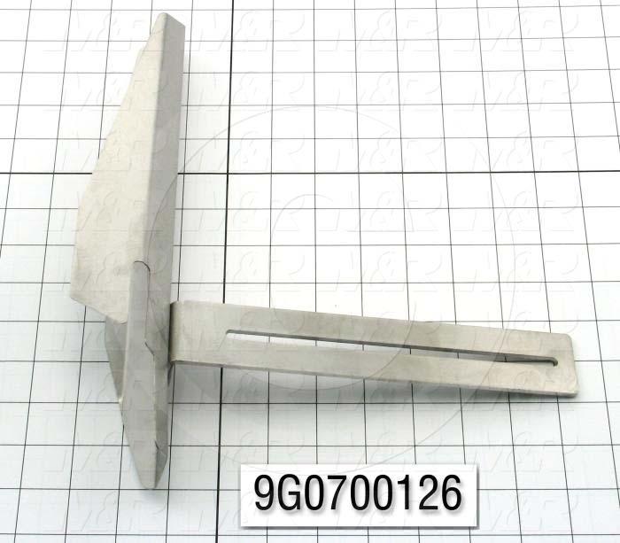 Fabricated Parts, Horn Left  Weldment, 12.02 in. Length, 10.63 in. Width, 2.45 in. Height