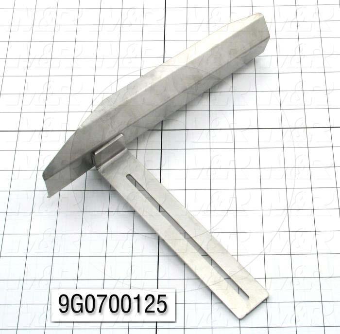 Fabricated Parts, Horn Right Weldment, 12.00 in. Length, 10.62 in. Width, 5.50 in. Height