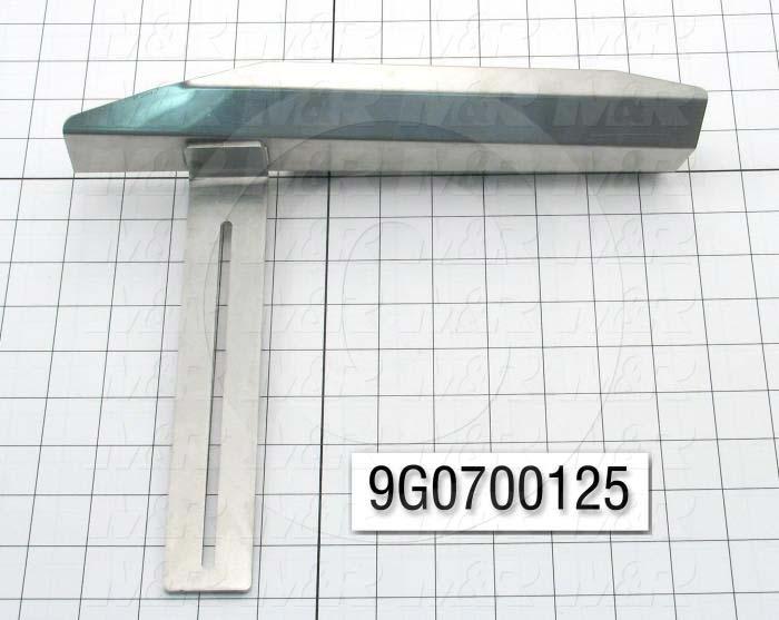 Fabricated Parts, Horn Right Weldment, 12.00 in. Length, 10.62 in. Width, 5.50 in. Height