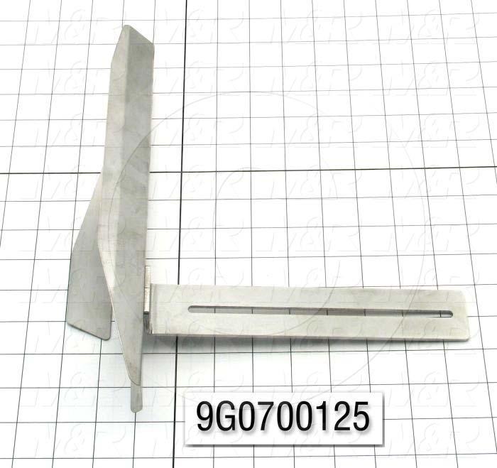 Fabricated Parts, Horn Right Weldment, 12.00 in. Length, 10.62 in. Width, 5.50 in. Height