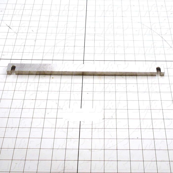 Fabricated Parts, Horz Alum Tube .5"X 1"X 14.57", 13.44 in. Length, 1.00 in. Width, 0.50 in. Height