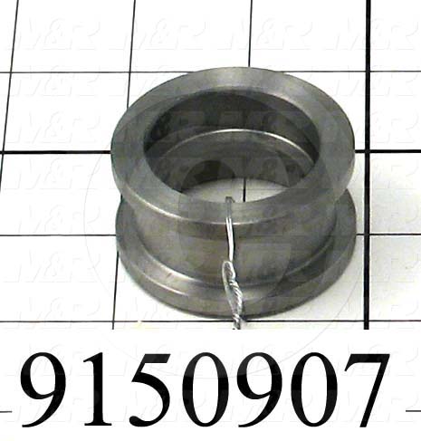 Fabricated Parts, Idler Roller, 0.97 in. Length, 1.94 in. Diameter
