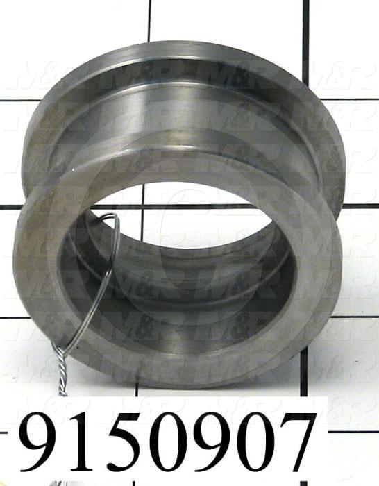 Fabricated Parts, Idler Roller, 0.97 in. Length, 1.94 in. Diameter