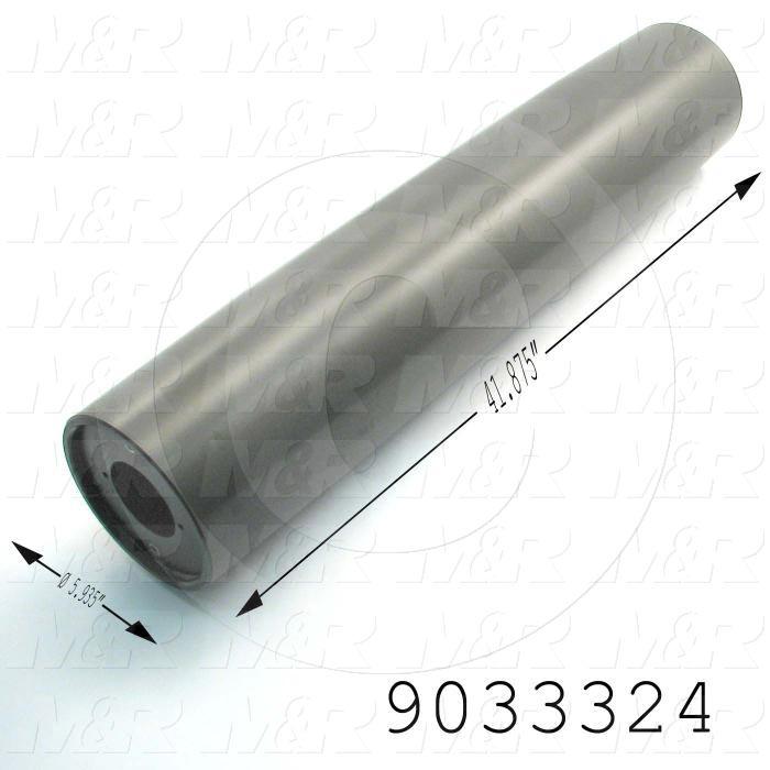 Fabricated Parts, Idler Roller, 42.00 in. Length, 5.94 in. Diameter