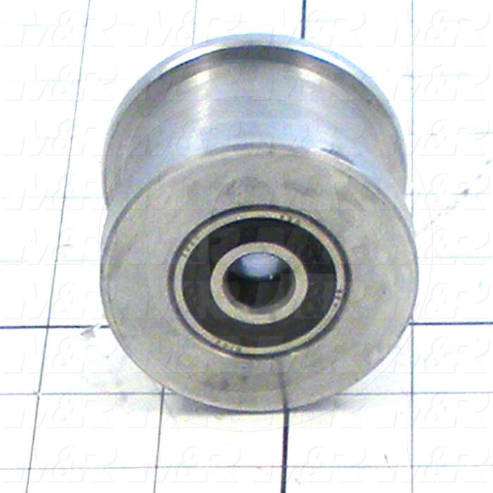 Fabricated Parts, Idler Roller Assembly, 1.63 in. Length, 2.44 in. Diameter
