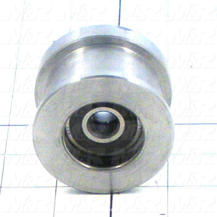 Fabricated Parts, Idler Roller Assembly, 1.63 in. Length, 2.44 in. Diameter