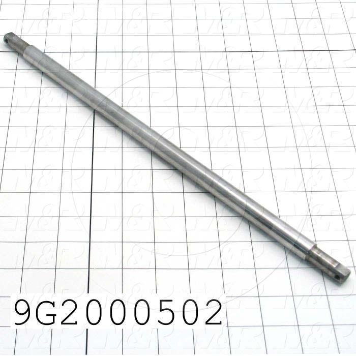 Fabricated Parts, Idler Roller Shaft 15.63", 15.62 in. Length, 0.62 in. Diameter