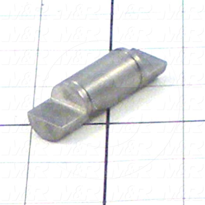 Fabricated Parts, Idler Roller Shaft 2.23"Lg C, 2.23 in. Length, 0.62 in. Diameter