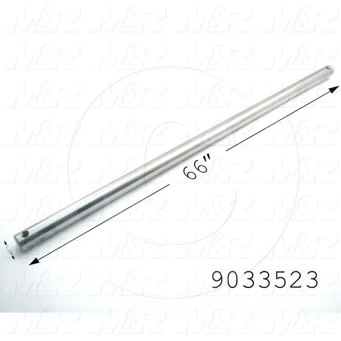 Fabricated Parts, Idler Shaft 66", 66.00 in. Length, 1.25 in. Diameter