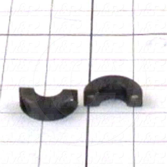Fabricated Parts, Idler Shaft Clamp C, 1.03 in. Length, 0.59 in. Width, 0.44 in. Height