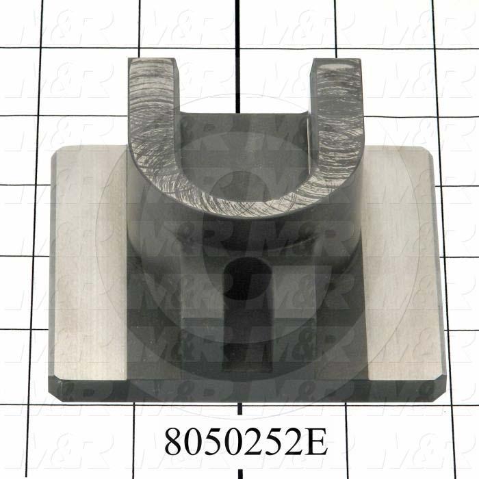 Fabricated Parts, Index Clevis, 3.19 in. Length, 3.75 in. Width, 1.56 in. Height