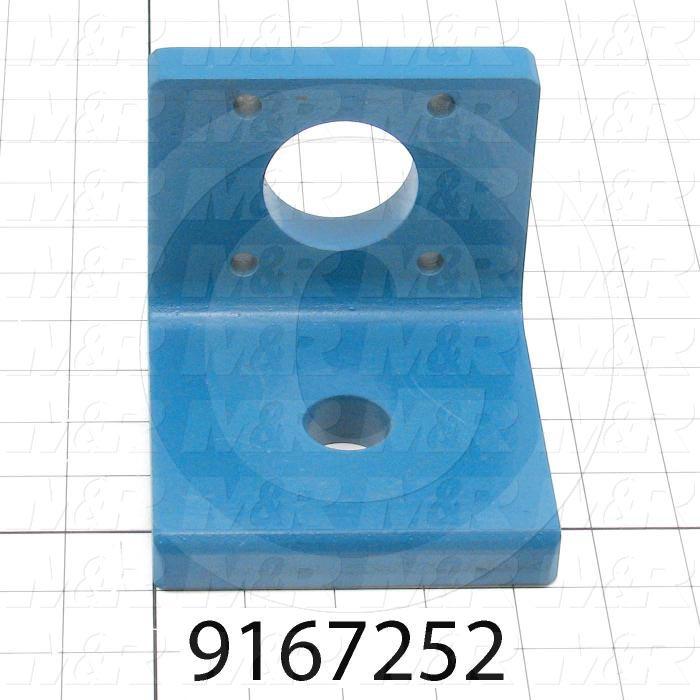 Fabricated Parts, Index Cylinder Bracket, 5.00 in. Length, 4.50 in. Width, 0.75 in. Thickness