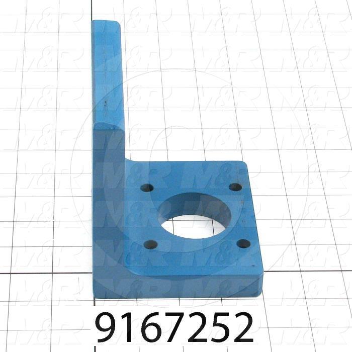 Fabricated Parts, Index Cylinder Bracket, 5.00 in. Length, 4.50 in. Width, 0.75 in. Thickness