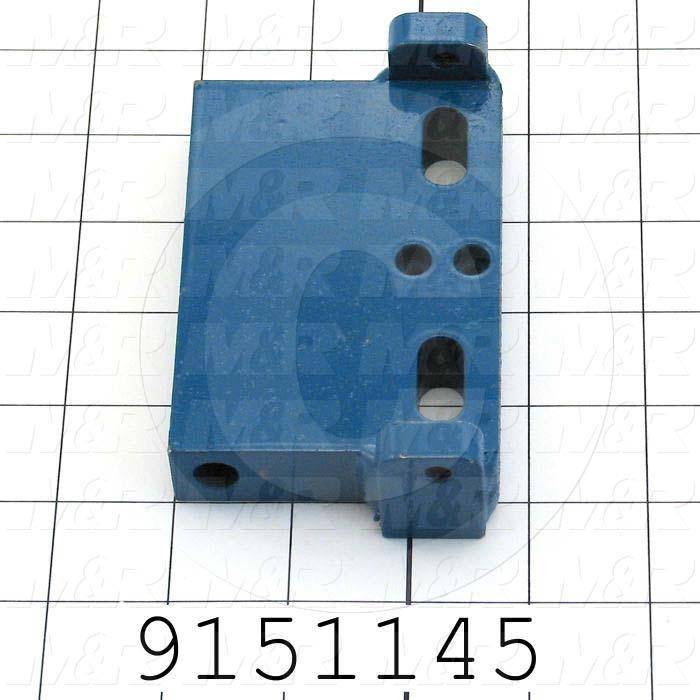Fabricated Parts, Index Fork Bracket Weldment, 4.00 in. Length, 2.75 in. Width, 1.25 in. Height