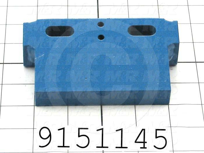 Fabricated Parts, Index Fork Bracket Weldment, 4.00 in. Length, 2.75 in. Width, 1.25 in. Height