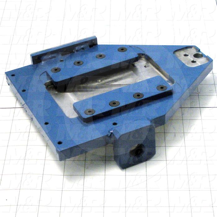 Fabricated Parts, Index Mount Plate Assembly, 10.38 in. Length, 8.00 in. Width, 2.00 in. Height