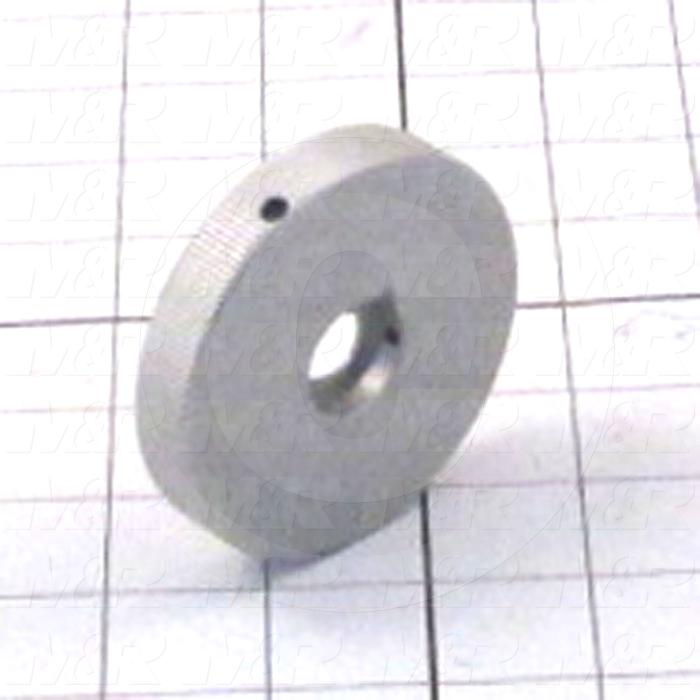 Fabricated Parts, Indicator Knob, 2.75 in. Diameter, 0.50 in. Thickness