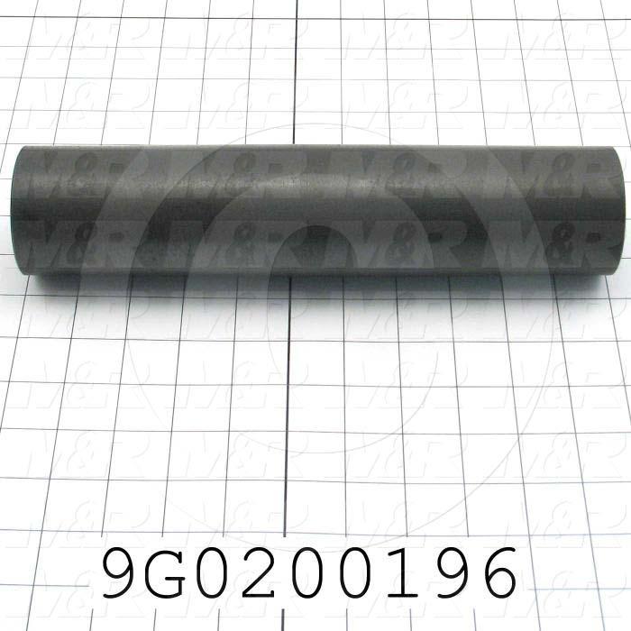 Fabricated Parts, Infeed Belt Idler Roller 11"Ac, 11.00 in. Length, 2.50 in. Diameter, Black Oxided Finish