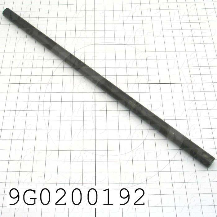 Fabricated Parts, Infeed Belt Idler Shaft Ac, 25.88 in. Length, 1.00 in. Diameter
