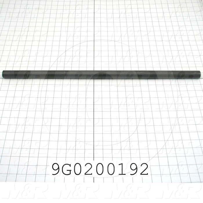 Fabricated Parts, Infeed Belt Idler Shaft Ac, 25.88 in. Length, 1.00 in. Diameter