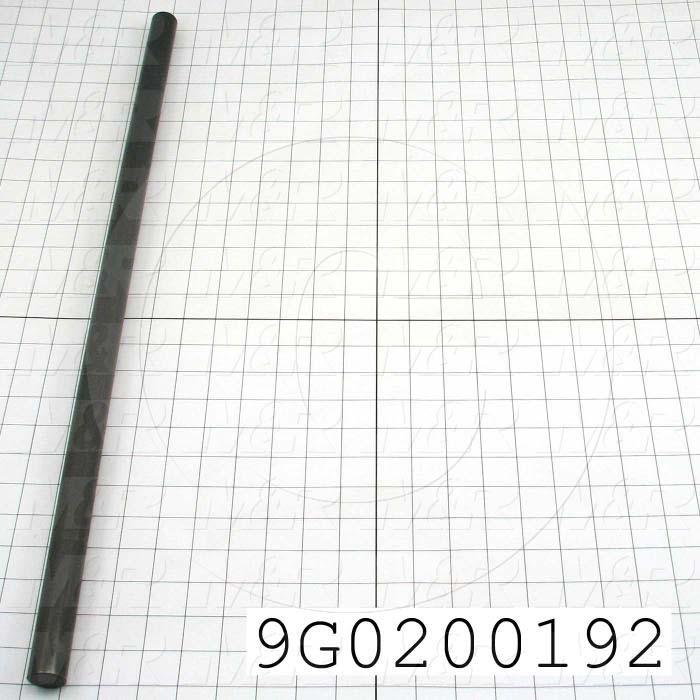 Fabricated Parts, Infeed Belt Idler Shaft Ac, 25.88 in. Length, 1.00 in. Diameter
