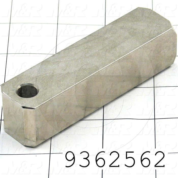 Fabricated Parts, Inside Bar, 3.88 in. Length, 1.00 in. Width, 1.00 in. Height