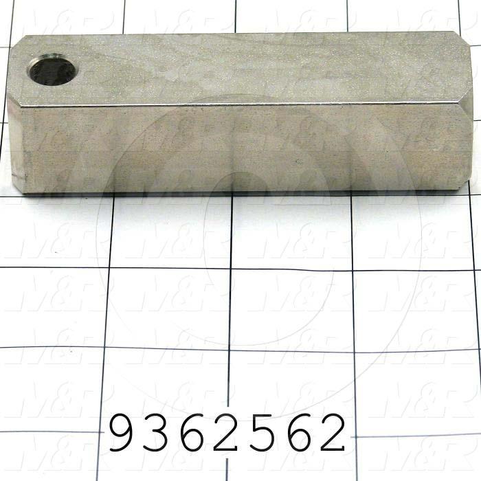 Fabricated Parts, Inside Bar, 3.88 in. Length, 1.00 in. Width, 1.00 in. Height