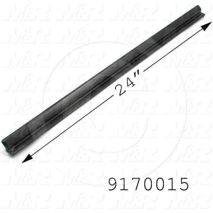 Fabricated Parts, Inside Extrusion, 24.00 in. Length, 0.50 in. Height