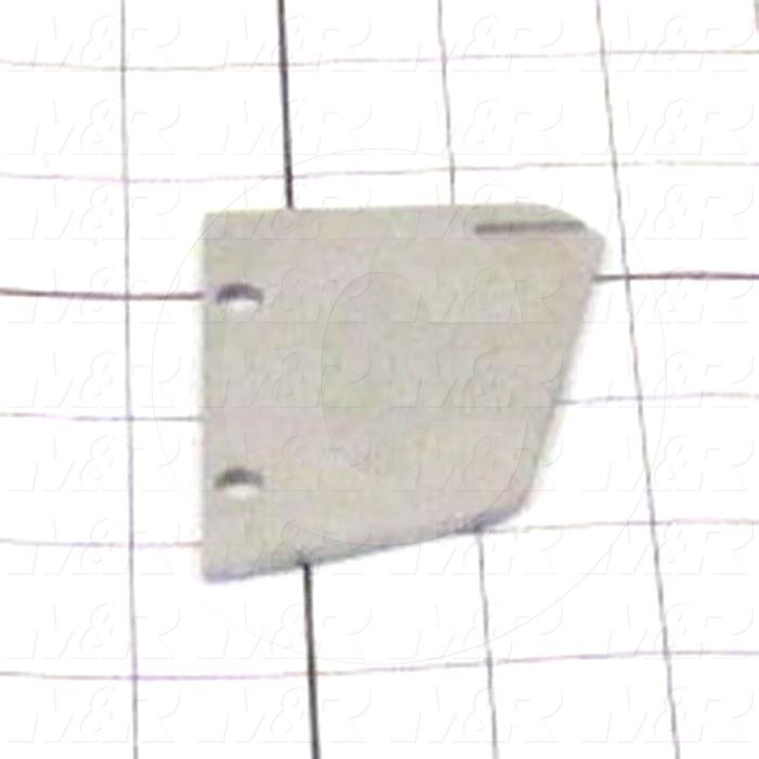 Fabricated Parts, Inside Plate, 2.44 in. Length, 2.93 in. Width, 0.13 in. Thickness, Right Side