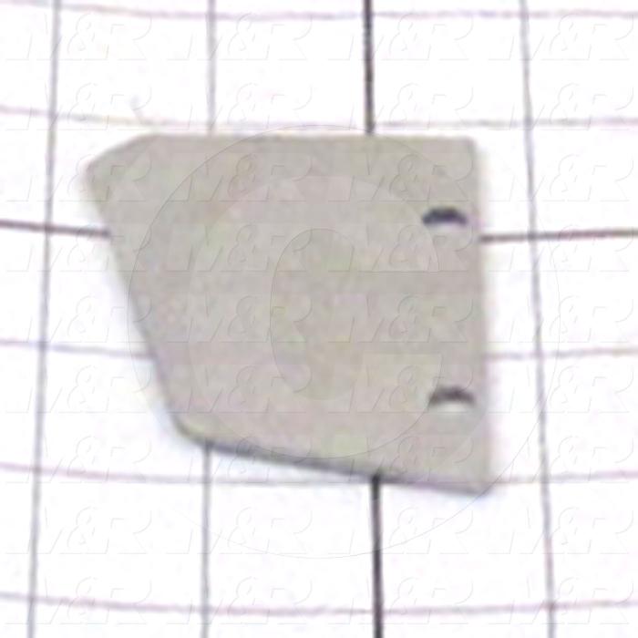Fabricated Parts, Inside Plate, 2.44 in. Length, 2.93 in. Width, 0.13 in. Thickness, Right Side